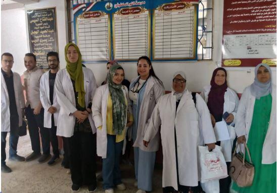 "لمسة وفاء".. جامعة بنها تطلق قافلة طبية لخدمة طلاب مدرسة المكفوفين