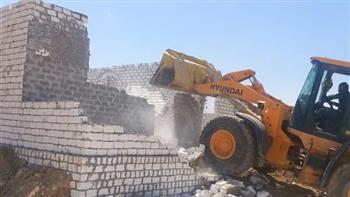 إزالة 10 حالات تعد على الأراضي واسترداد 69.5 فدان في الإسكندرية