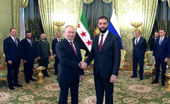 بوتين للشرع: نعمل على تعزيز دور الدولة السورية في المستقبل