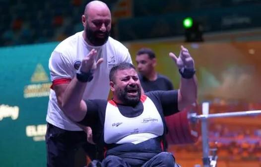 هاني عبد الهادي يحرز فضية بطولة العالم لرفع الأثقال البارالمبية