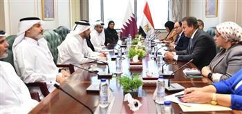 وزير الصحة يستقبل نظيره القطري لبحث التعاون المشترك