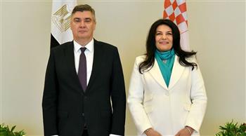   رئيس كرواتيا يشيد بحكمة الرئيس السيسي في التعامل مع التحديات بالمنطقة