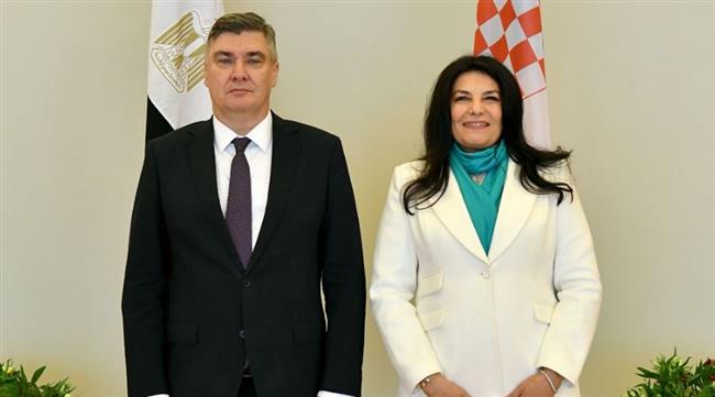 رئيس كرواتيا يشيد بحكمة الرئيس السيسي في التعامل مع التحديات بالمنطقة
