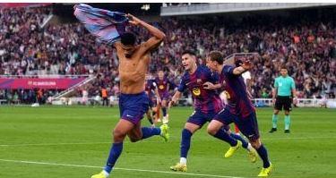 برشلونة يحقق فوزا قاتلا على جيرونا ويتصدر الليجا مؤقتا