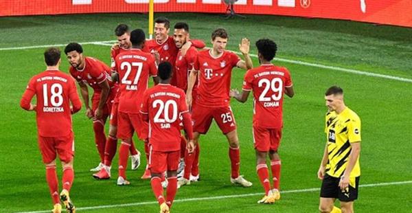 بايرن ميونخ يهزم بروسيا دورتموند 2ـ1 ويواصل تصدره للدوري الألماني