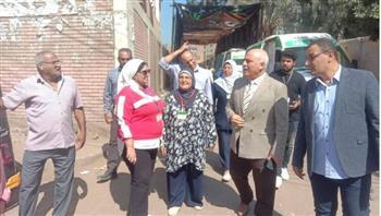 وكيل صحة القليوبية يتابع القافلة الطبية بمرصفا