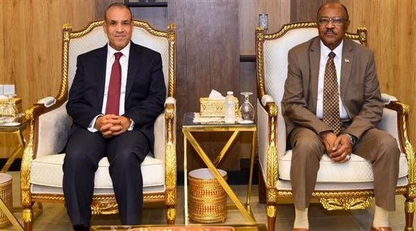 وزير الخارجية يلتقي وزير الخارجية والتعاون الدولي السوداني