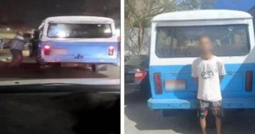 سائق ميكروباص يواجه النيابة بعد الاعتداء على أتوبيس