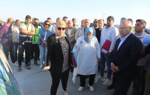 وزير النقل يتفقد مشروعات تطوير الطريق الدولي الساحلي وإنشاء طريق حر شرق الرياح التوفيقي