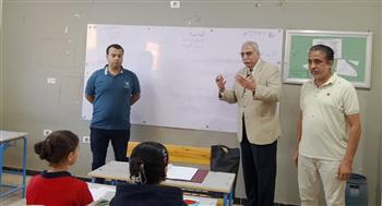   مدير تعليم القليوبية يتابع انتظام الدراسة بمدرسة الفريق سعد الشاذلي 