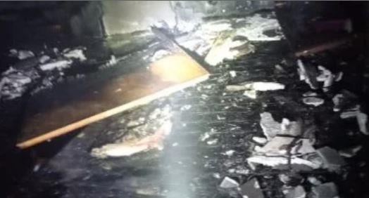 حريق يلتهم محتويات شقة بسبب شاحن محمول فى المحلة
