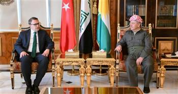   مسعود بارزاني يستقبل السفير التركي لدى العراق