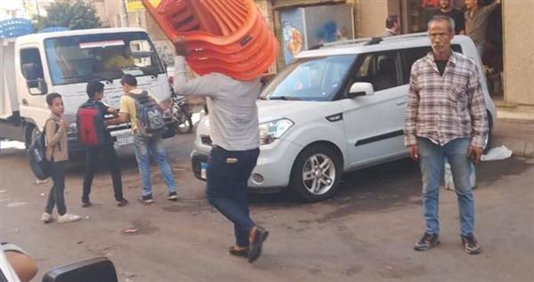 رفع 284 حالة إشغال طريق خلال حملات مكبرة بدمنهور