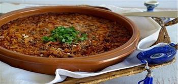 طريقة عمل طاجن لسان العصفور بالكبدة
