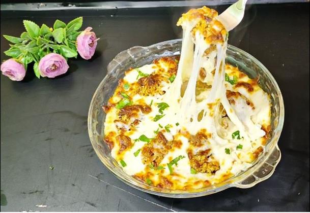 ألذ طاسة جبن مشكلة