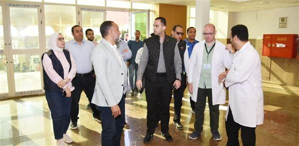 نائب وزير الصحة يتفقد مستشفى نخل المركزي بشمال سيناء