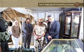   الجيش الثالث الميدانى يفتتح مزار النقطة الحصينة بعيون موسى بعد إنتهاء أعمال تطويره 