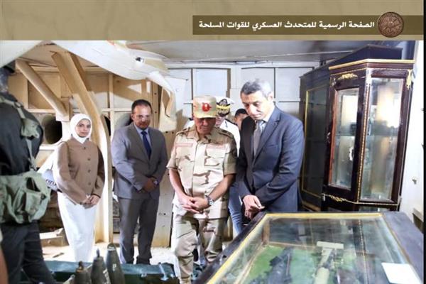 الجيش الثالث الميدانى يفتتح مزار النقطة الحصينة بعيون موسى بعد إنتهاء أعمال تطويره