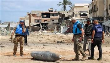   الدفاع المدني بـ غزة: 71 ألف طن ذخائر لم تنفجر في القطاع