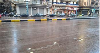   الأمطار تضرب الإسكندرية صباح الأحد