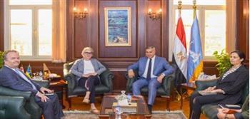 محافظ الإسكندرية يبحث مع سفيرة فنلندا بالقاهرة آفاق التعاون المشترك