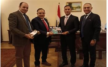   وفد مؤسسة رسالة العالمية يلتقي السفير المصري في روسيا الاتحادية