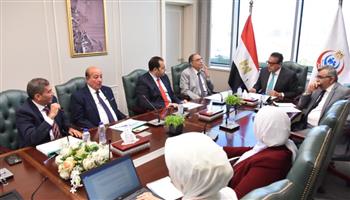    وزير الصحة يستقبل وفد شركة "وادي النيل للمقاولات" لبحث تسريع المشروعات الصحية
