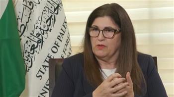 وزيرة الخارجية الفلسطينية: الحق الفلسطيني معروف والسردية الإسرائيلية فقد صداها في العالم