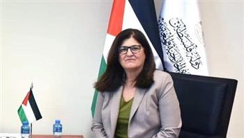 وزيرة الخارجية الفلسطينية: شعوب العالم منتفضة خلف الحق والقانون والشعب الفلسطيني