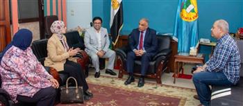   رئيس جامعة طنطا يترأس لجنة مناظرة ذوي الإعاقة 