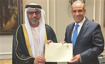 السفير حمد الزعابي يقدم أوراق اعتماده لمصر