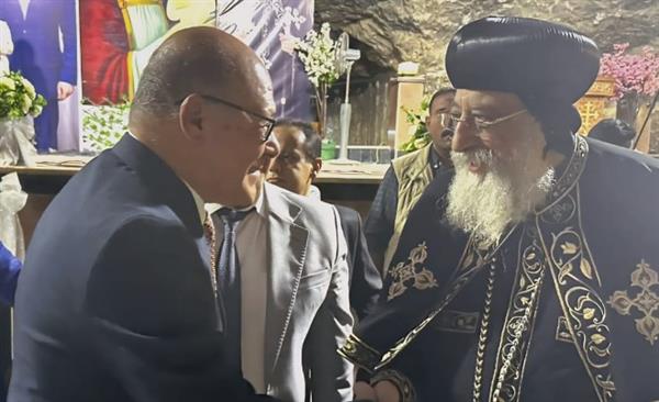 "النعماني" يشارك في حفل استقبال قداسة البابا تواضروس الثاني بدير السيدة العذراء بجبل أسيوط
