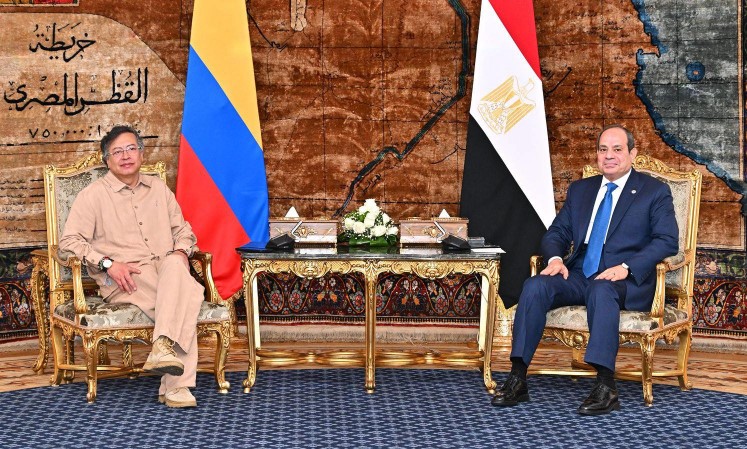 الرئيس السيسي يؤكد حرص مصر على تعزيز التعاون الثنائي مع كولومبيا