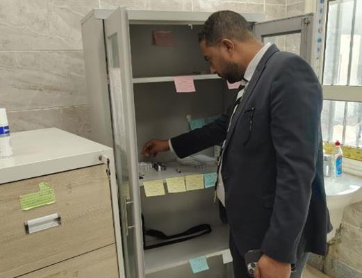 مدير إدارة أبوتشت يتفقد وحدات الرعاية الأساسية