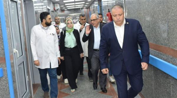 رئيس التأمين الصحي يتفقد مستشفى النيل بالقليوبية