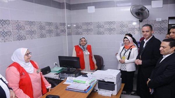 نائبا محافظ دمياط ووزير الصحة يتفقدان مركز طب أسرة ثان بدمياط