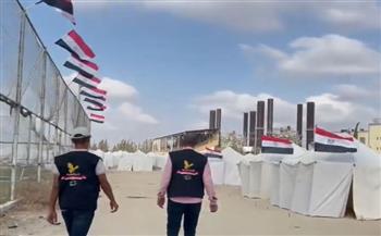   اللجنة المصرية بغزة: نعمل على افتتاح مخيم تاسع لإيواء النازحين شمال النصيرات