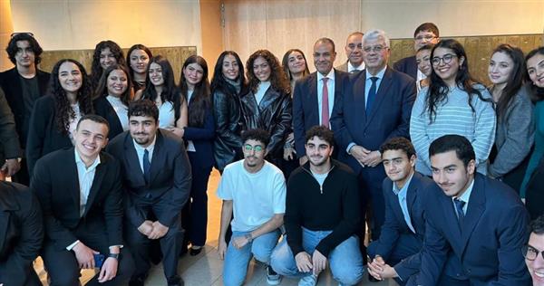 وزيرا الخارجية والتعليم العالى يزوران بيت مصر بالمدينة الجامعية فى باريس