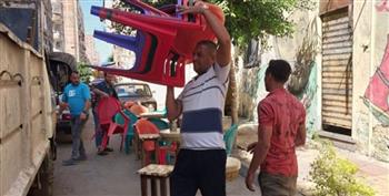   حملة مكبرة لإزالة الإشغالات والمخالفات وفرض الانضباط غرب الإسكندرية