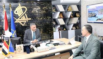   محافظ أسوان يستقبل المستشار حجاج سعد مفوض الدولة الجديد