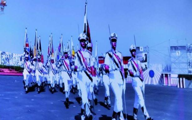 طلاب أكاديمية الشرطة يبهرون الرئيس السيسي بعرض ميداني متكامل