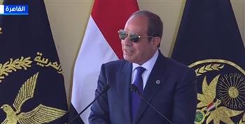   السيسي: نشكر الله على السلام والأمن الذي تنعم به مصر