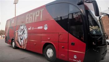  تحرك حافلة منتخب مصر لملعب العربي الزوالي لمواجهة جيبوتي