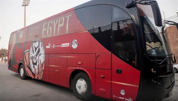 تحرك حافلة منتخب مصر لملعب العربي الزوالي لمواجهة جيبوتي
