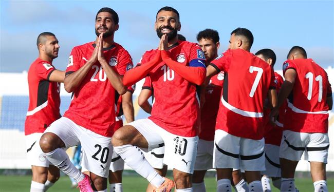 بهدفي صلاح وإبراهيم عادل.. منتخب مصر يتقدم 2-0 على جيبوتي بالشوط الأول