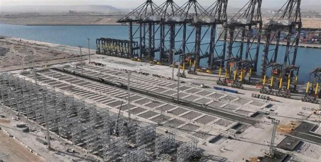 شاهد.. أحدث تصوير جوي لمشروع استكمال وتطوير ميناء السخنة