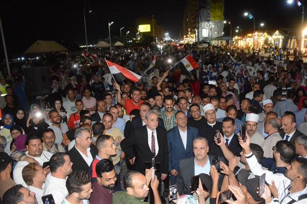 المتحف المصري الكبير .. محافظ الغربية وسط أهالي طنطا لمتابعة الافتتاح