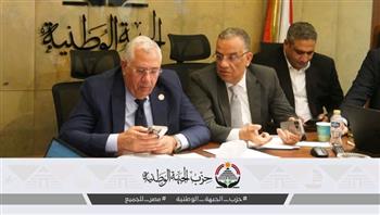   قيادات الجبهة الوطنية يتابعون سير انتخابات النواب من داخل الغرفة المركزية للحزب 