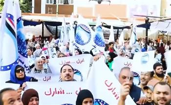   إقبال جماهيري لافت من أهالي الجيزة في ثاني أيام انتخابات النواب