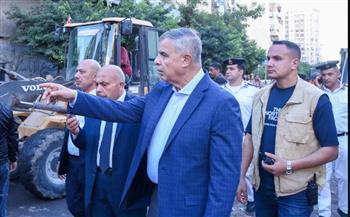 محافظ الإسكندرية يوجه برفع كافة الإشغالات وإعادة الانضباط بمدخل شارع الفلكي